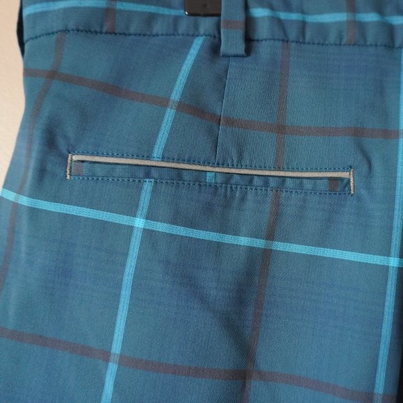 Nike Men's Golf Shorts Dri-Fit Plaid - Picture 3 of 9